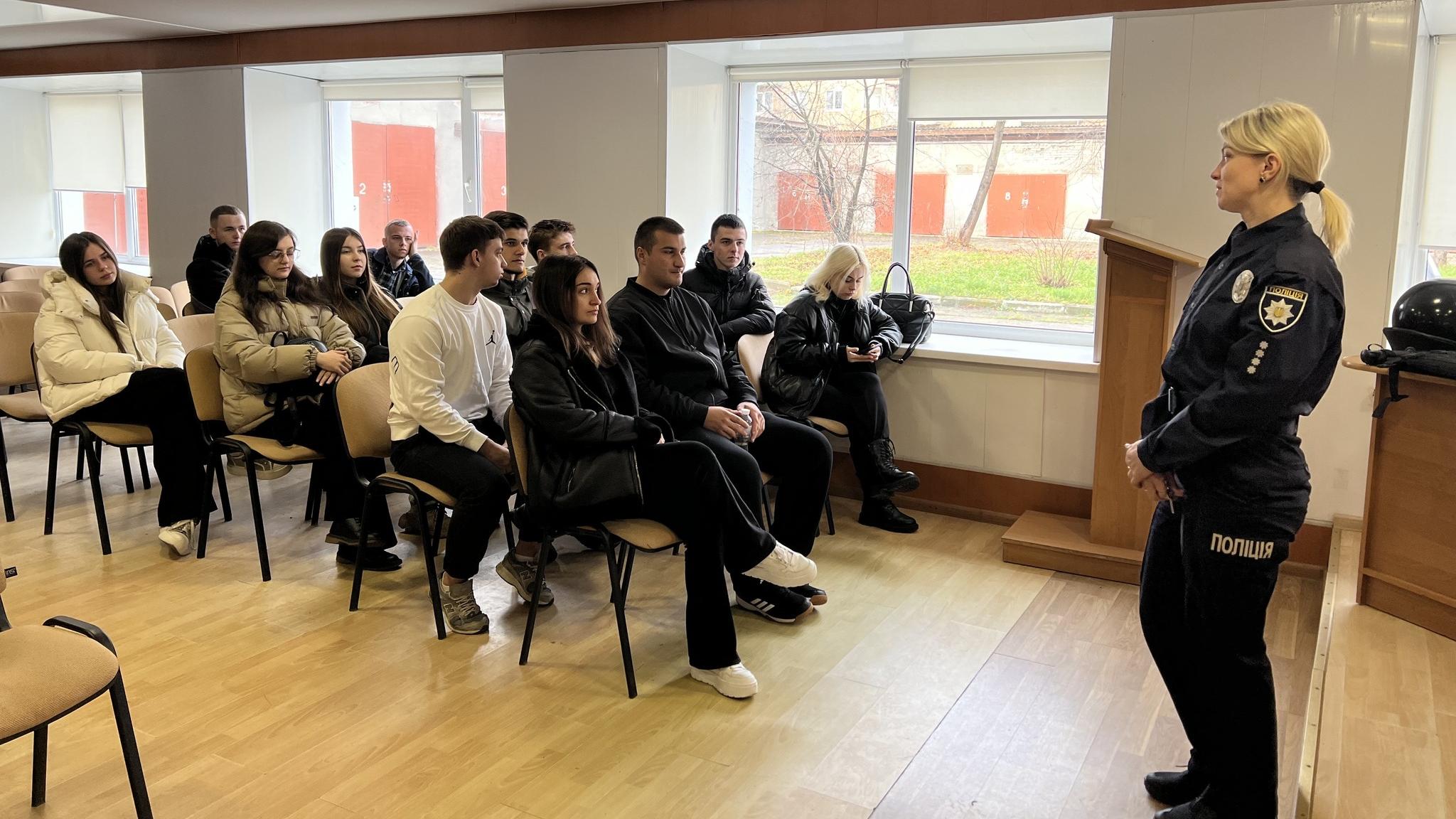 Бінарне заняття з дисципліни «Кримінальне процесуальне право України» в Калуському РВП ГУНП в Івано-Франківській області