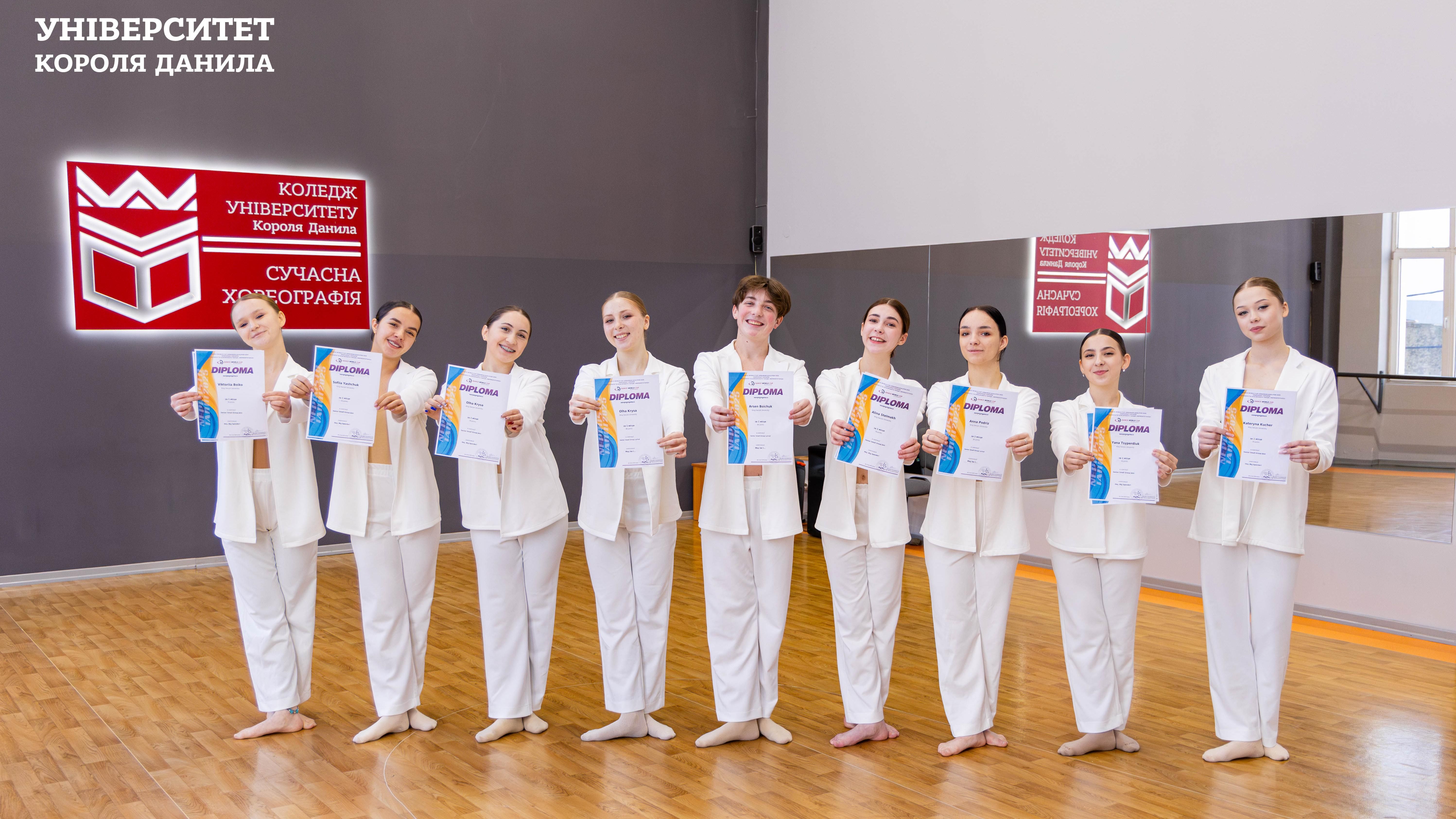 Студенти УКД стали чемпіонами України з танців і представлять країну на Чемпіонаті світу 2025 року