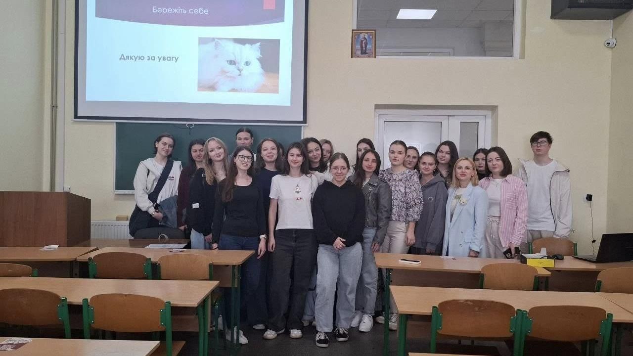 Зустріч студентів спеціальності «Психологія» з Іриною Онищук