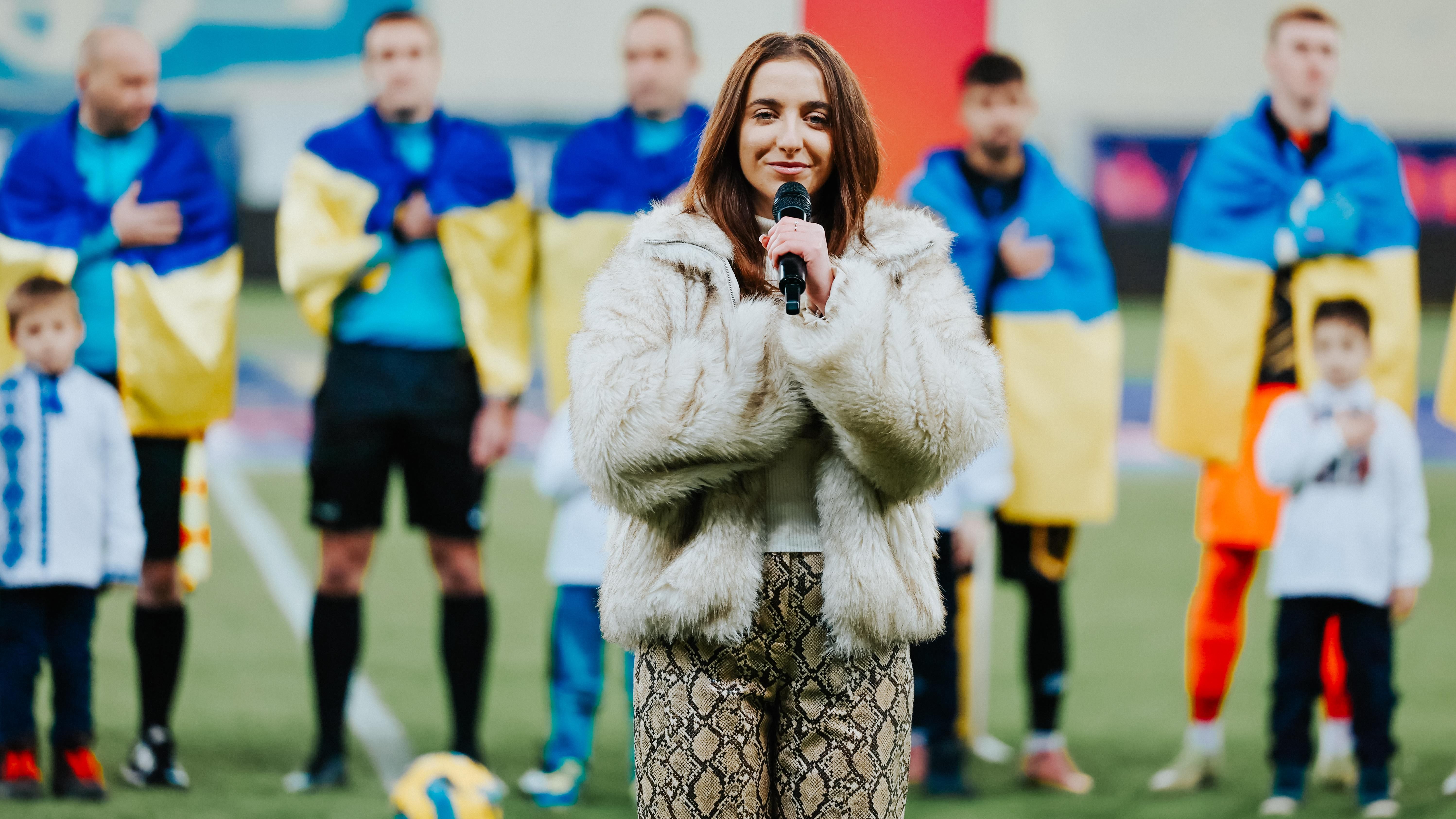 Студентка УКД виконала Державний Гімн України на «Арені Львів»