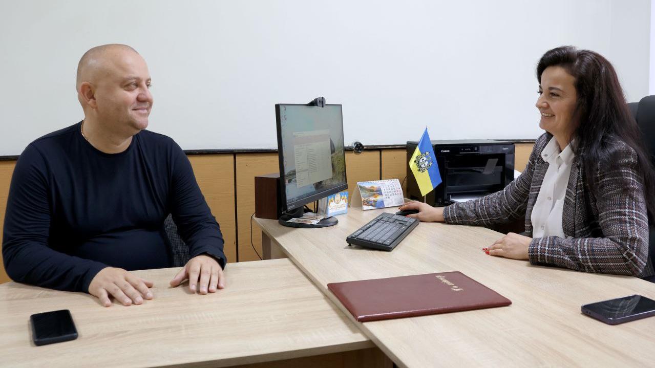 Зустріч проєктного менеджера з начальником відділу освіти Тисменицької міської ради