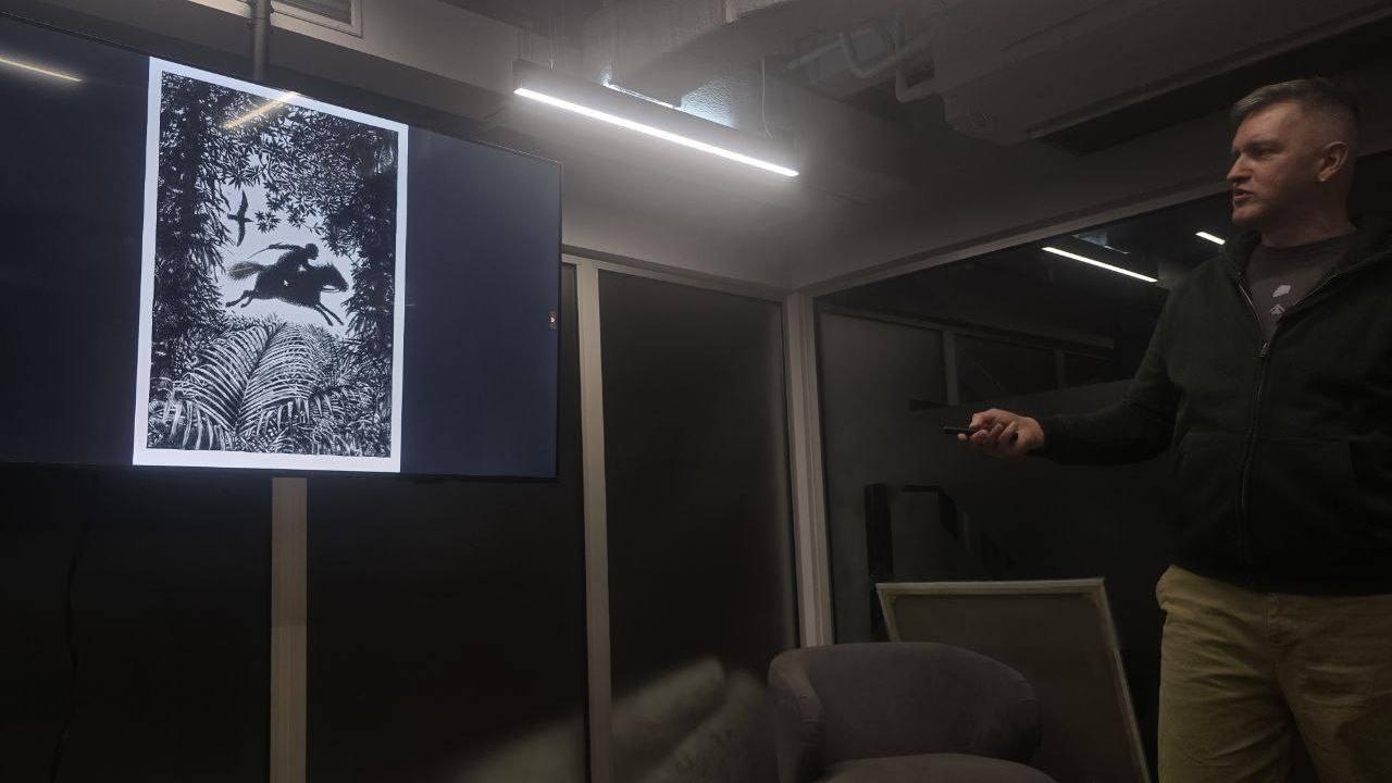 Про силу ілюстрації в час війни: діалог студентів із художником-ілюстратором Максимом Паленком