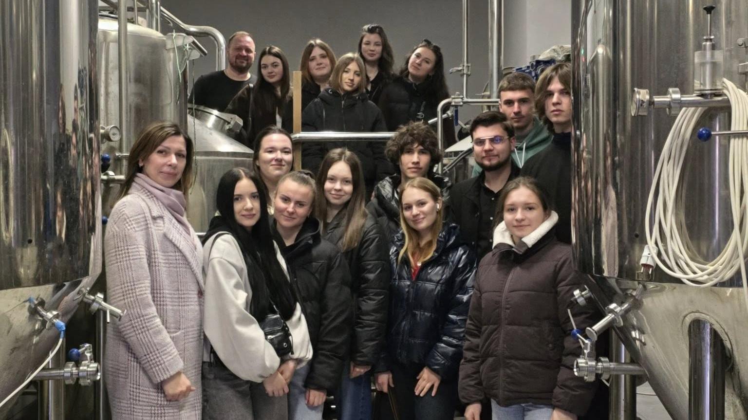 Виїзне заняття на базі броварні: практичний досвід для студентів УКД